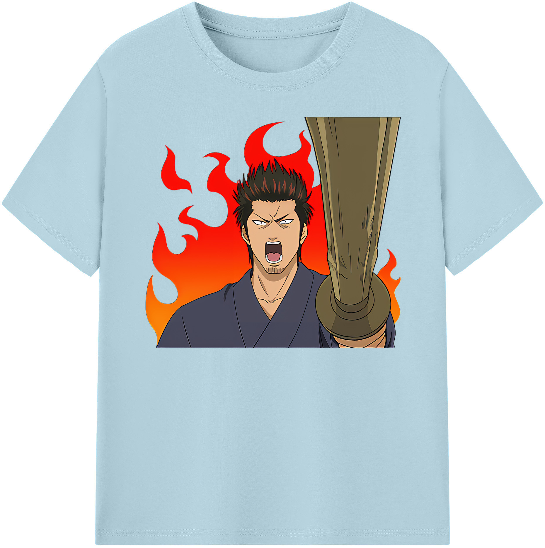 （画像用） ぎんたま 坂田銀時（さかたぎんとき） 神楽 志村新八（しむら しんぱち） GINTAMA Sakata Gintoki Kagura Shimura Shinpachi 綿100％半袖Tシャツ（フロントプリント）